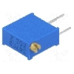 Trimer multitura, 2kΩ, 3/8 inch, 500mW, BOURNS - 3296Z-1-202LF