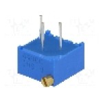 Trimer multitura, 500Ω, 3/8 inch, 500mW, BOURNS - 3299P-1-501LF