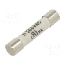 Siguranta fuzibila lenta, 6,3A, tensiune 400V DC, 500V AC, {{Dimensiune siguranţa}}, SCHURTER - 8020.5019.G