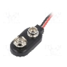 Conector 6F22, pentru 6F22, 6LR61, Numar de baterii 1, KEYSTONE - 2240 Conector 6F22, pentru 6F22, 6LR61, Numar de baterii 1, KEYSTONE - 2240