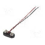 Conector 6F22, pentru 6F22, 6LR61, Numar de baterii 1, KEYSTONE - 2241