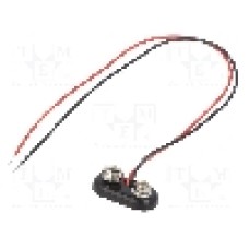 Conector 6F22, pentru 6F22, 6LR61, Numar de baterii 1, KEYSTONE - 2243