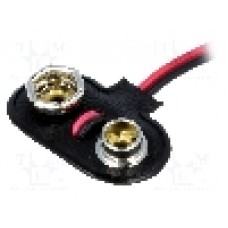 Conector 6F22 pentru baterii 6LR61, pentru 1 baterie, COMF - BS-TC Conector 6F22 pentru baterii 6LR61, pentru 1 baterie, COMF - BS-TC