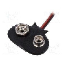 Conector 6F22 pentru baterii 6LR61, pentru 1 baterie, CONNFLY - DS1092-17-BN24120       Conector 6F22 pentru baterii 6LR61, pentru 1 baterie, CONNFLY - DS1092-17-BN24120