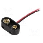 Conector 6F22 pentru baterii 6LR61, KEYSTONE - 81-8