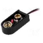 Conector 6F22 pentru baterii 6LR61, KEYSTONE - 84-4 Conector 6F22 pentru baterii 6LR61, KEYSTONE - 84-4