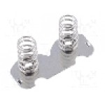 Contact cu arc pentru baterii R6, pentru 2 baterii, COMF - 307F CATHODE-CATHODE