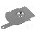 Contact cu buton pentru baterii R20, pentru 1 baterie, KEYSTONE - 5250