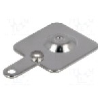 Contact cu buton pentru baterii R6, pentru 1 baterie, KEYSTONE - 5223 Contact cu buton pentru baterii R6, pentru 1 baterie, KEYSTONE - 5223