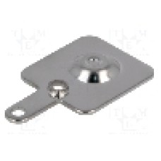 Contact cu buton pentru baterii R6, pentru 1 baterie, KEYSTONE - 5223