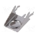 Contact cu buton pentru baterii R6, pentru 1 baterie, KEYSTONE - 596 Contact cu buton pentru baterii R6, pentru 1 baterie, KEYSTONE - 596