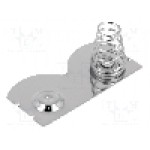 Contact tip buton/resort (dreapta) pentru baterii R20, pentru 2 baterii, KEYSTONE - 5252