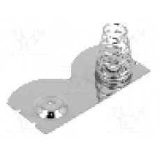 Contact tip buton/resort (dreapta) pentru baterii R20, pentru 2 baterii, KEYSTONE - 5252 Contact tip buton/resort (dreapta) pentru baterii R20, pentru 2 baterii, KEYSTONE - 5252