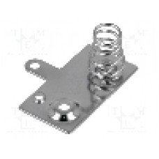 Contact tip buton/resort (dreapta) pentru baterii R6, pentru 2 baterii, KEYSTONE - 5211