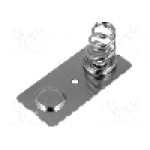 Contact tip buton/resort pentru baterii R14, pentru 2 baterii, KEYSTONE - 5242