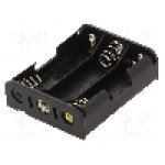 Suport, pentru AA, R6, Numar de baterii 3, KEYSTONE - 2464 Suport, pentru AA, R6, Numar de baterii 3, KEYSTONE - 2464