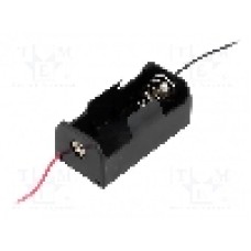 Suport pentru baterii R14, pentru 1 baterie, COMF - BH-211-1A Suport pentru baterii R14, pentru 1 baterie, COMF - BH-211-1A