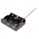 Suport pentru baterii R14, pentru 3 baterii, COMF - BH-232A