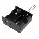 Suport pentru baterii R20, pentru 2 baterii, COMF - BH-121-1A