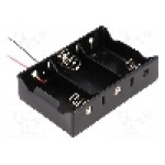 Suport pentru baterii R20, pentru 3 baterii, COMF - BH-131A