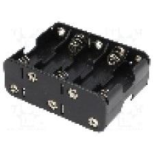 Suport pentru baterii R6, pentru 10 baterii, COMF - BH-3103B