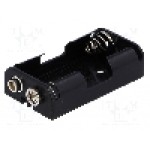 Suport pentru baterii R6, pentru 2 baterii, COMF - BH-321-1B