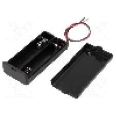 Suport pentru baterii R6, pentru 2 baterii, COMF - SBH-321-1A Suport pentru baterii R6, pentru 2 baterii, COMF - SBH-321-1A