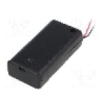 Suport pentru baterii R6, pentru 2 baterii, COMF - SBH-321-1AS