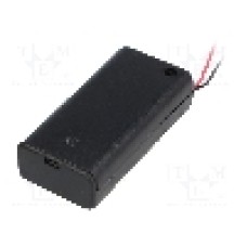 Suport pentru baterii R6, pentru 2 baterii, COMF - SBH-321-1AS