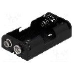 Suport pentru baterii R6, pentru 2 baterii, KEYSTONE - 2474 Suport pentru baterii R6, pentru 2 baterii, KEYSTONE - 2474