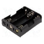 Suport pentru baterii R6, pentru 3 baterii, KEYSTONE - 2475 Suport pentru baterii R6, pentru 3 baterii, KEYSTONE - 2475