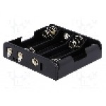 Suport pentru baterii R6, pentru 4 baterii, COMF - BH-341-1D