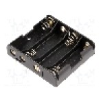 Suport pentru baterii R6, pentru 4 baterii, COMF - BH-341-1P