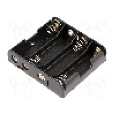 Suport pentru baterii R6, pentru 4 baterii, COMF - BH-341-1P