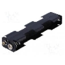 Suport pentru baterii R6, pentru 4 baterii, COMF - BH-342-1B Suport pentru baterii R6, pentru 4 baterii, COMF - BH-342-1B