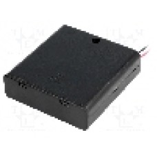 Suport pentru baterii R6, pentru 4 baterii, COMF - SBH-341-1AS Suport pentru baterii R6, pentru 4 baterii, COMF - SBH-341-1AS