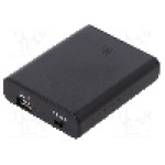 Suport pentru baterii R6, pentru 4 baterii, COMF - SBH341-3S/USB