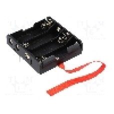 Suport pentru baterii R6, pentru 4 baterii, KEYSTONE - 2477RB