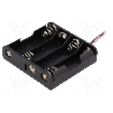 Suport pentru baterii R6, pentru 4 baterii, KEYSTONE - 2478