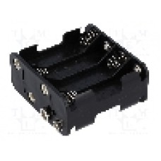 Suport pentru baterii R6, pentru 8 baterii, COMF - BH-383B