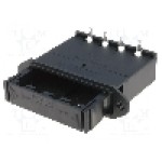 Suport tip sertar pentru baterii R6, pentru 4 baterii, BULGIN - BX0027