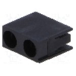 Carcasa dioda LED, 3mm, poliamida, FIX&FASTEN - FIX-LED-307