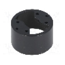 Carcasa dioda LED, 8mm, {{Material}}, OPTOSUPPLY - POWER LED HOLDER BLACK