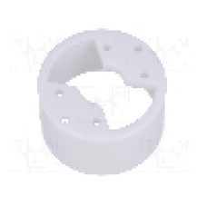 Carcasa dioda LED, 8mm, {{Material}}, OPTOSUPPLY - POWER LED HOLDER WHITE