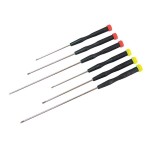 Set 6 surubelnite de precizie, cu tija lunga, L100032 Set 6 surubelnite de precizie, cu tija lunga, L100032