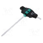 şurubelniţa, imbus, lungime 199mm, varf HEX 6mm, WERA - 05023347001