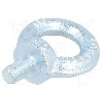 Surub M10, otel, 17mm, cap tip ochi, DROMET, SZU10