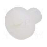 Surub M10, poliamida, lungime 16mm, cap rotund, pas filet {{Pas filet}}, DREMEC - 8G206M10X16