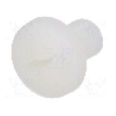 Surub M10, poliamida, lungime 16mm, cap rotund, pas filet {{Pas filet}}, DREMEC - 8G206M10X16