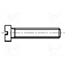 Surub M1,2, otel, 10mm, cap rotund, BOSSARD, 1163531